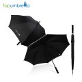 quality Chinese product promotional long shaft golf umbrella , golf umbrella windproof
